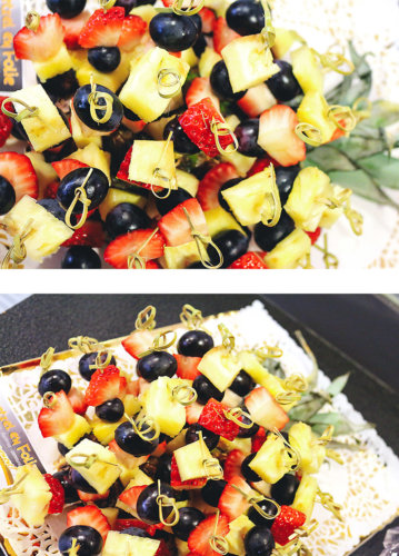 Fruit brochette aperitif