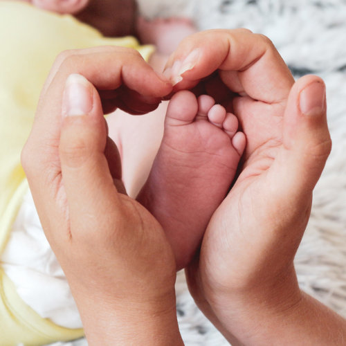 photographie coeur mere enfant