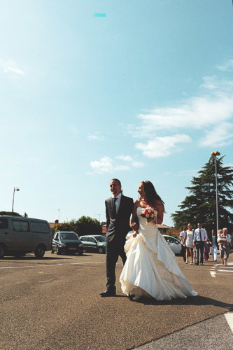 photographie couple cortege