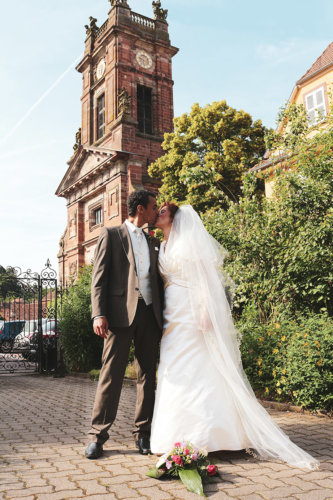 photographie couple mariage eglise