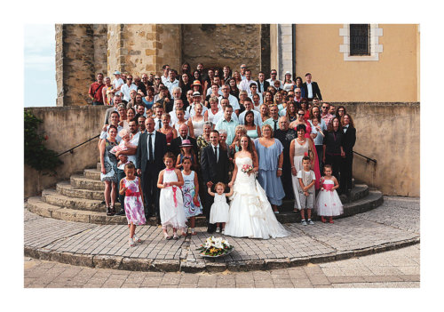 photographie groupe mariage